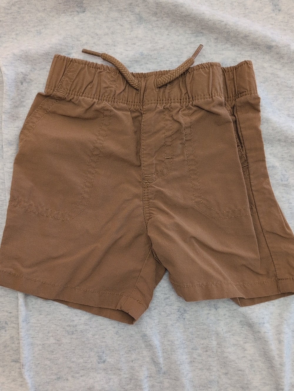 Okie Dokie  Pull-On Shorts in Brown
